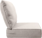 Bellefurn Outdoor Deep Seat Cushion 24 X 24 X 6 inch for Patio Furniture,Outdoor Chair Cushions Waterproof & Fade Resistant Patio Furniture Cushions for Wicker Chair, Sofa, Couch