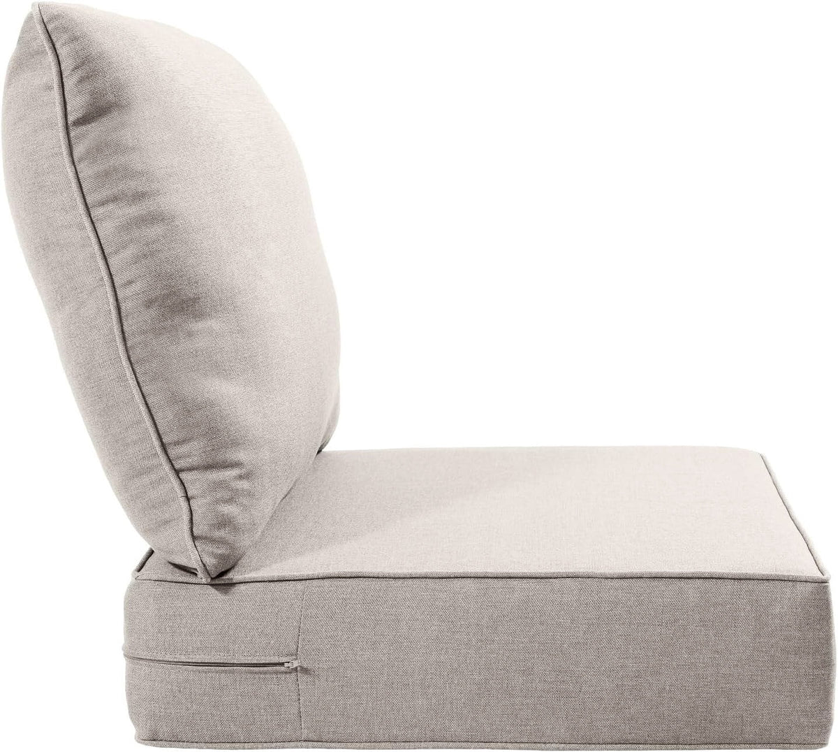 Bellefurn Outdoor Deep Seat Cushion 24 X 24 X 6 inch for Patio Furniture,Outdoor Chair Cushions Waterproof & Fade Resistant Patio Furniture Cushions for Wicker Chair, Sofa, Couch