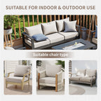 Bellefurn Outdoor Deep Seat Cushion 24 X 24 X 6 inch for Patio Furniture,Outdoor Chair Cushions Waterproof & Fade Resistant Patio Furniture Cushions for Wicker Chair, Sofa, Couch
