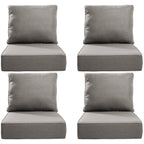 Bellefurn Luxury Outdoor Deep Seat Cushion 22 X 24 X 6 inch for Patio Furniture,Outdoor Sofa Cushions Chairs Cushions,Waterproof & Fade Resistant Patio Furniture Cushions for Wicker Chair,Couch