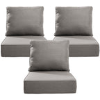 Bellefurn Luxury Outdoor Deep Seat Cushion 22 X 24 X 6 inch for Patio Furniture,Outdoor Sofa Cushions Chairs Cushions,Waterproof & Fade Resistant Patio Furniture Cushions for Wicker Chair,Couch