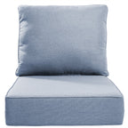 Bellefurn Luxury Outdoor Deep Seat Cushion 22 X 24 X 6 inch for Patio Furniture,Outdoor Sofa Cushions Chairs Cushions,Waterproof & Fade Resistant Patio Furniture Cushions for Wicker Chair,Couch