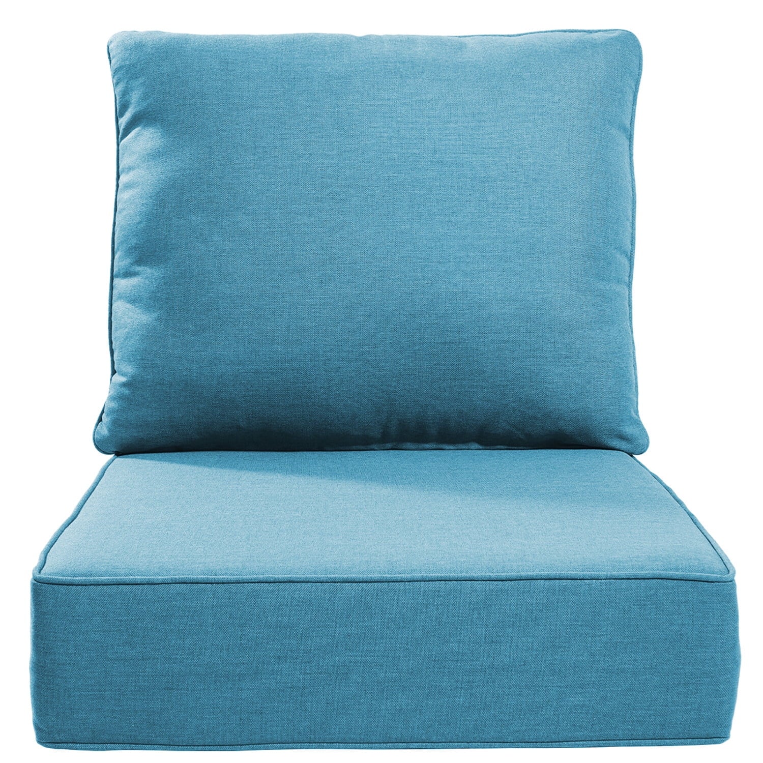 Bellefurn Luxury Outdoor Deep Seat Cushion 22 X 24 X 6 inch for Patio Furniture,Outdoor Sofa Cushions Chairs Cushions,Waterproof & Fade Resistant Patio Furniture Cushions for Wicker Chair,Couch