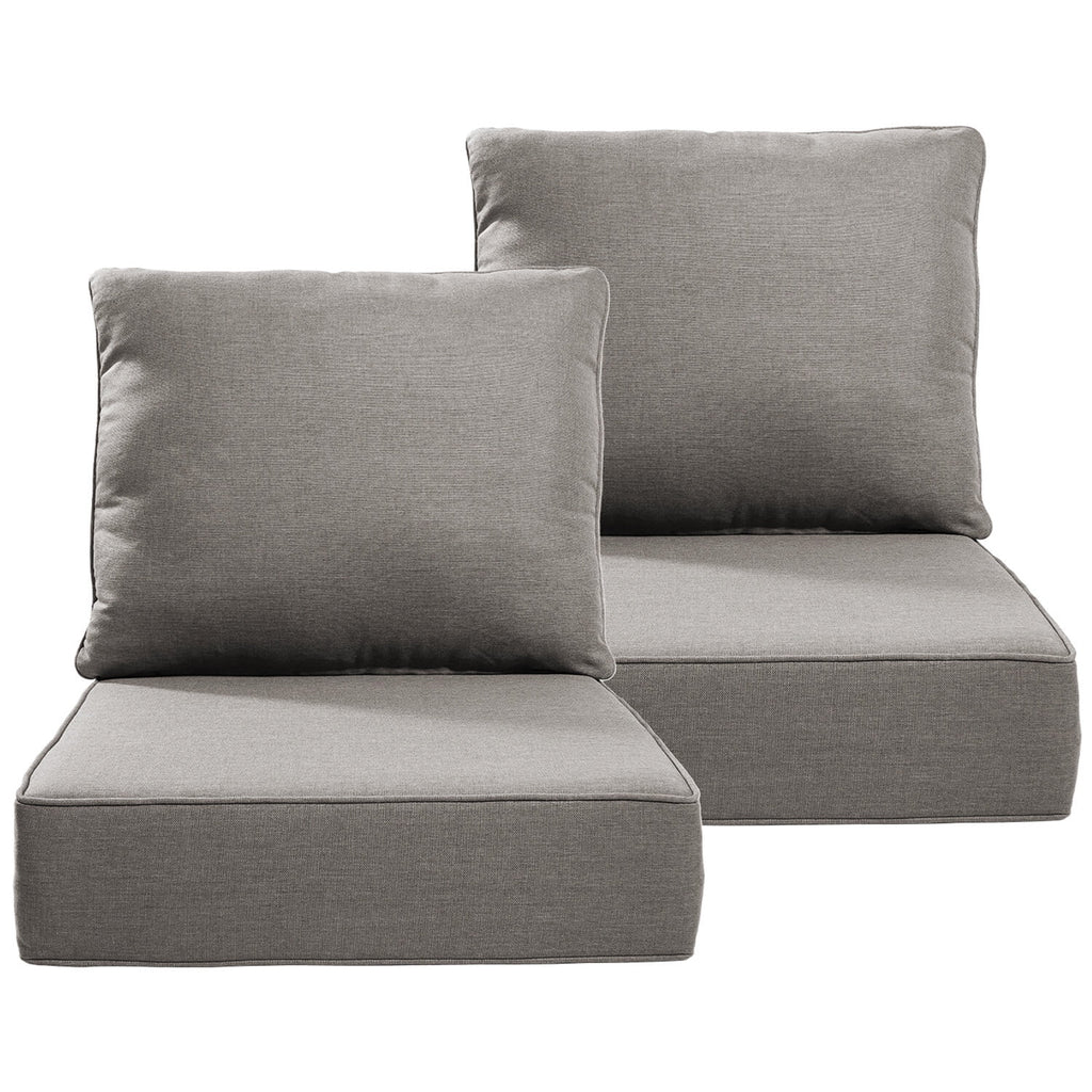 Bellefurn Luxury Outdoor Deep Seat Cushion 22 X 24 X 6 inch for Patio Furniture,Outdoor Sofa Cushions Chairs Cushions,Waterproof & Fade Resistant Patio Furniture Cushions for Wicker Chair,Couch