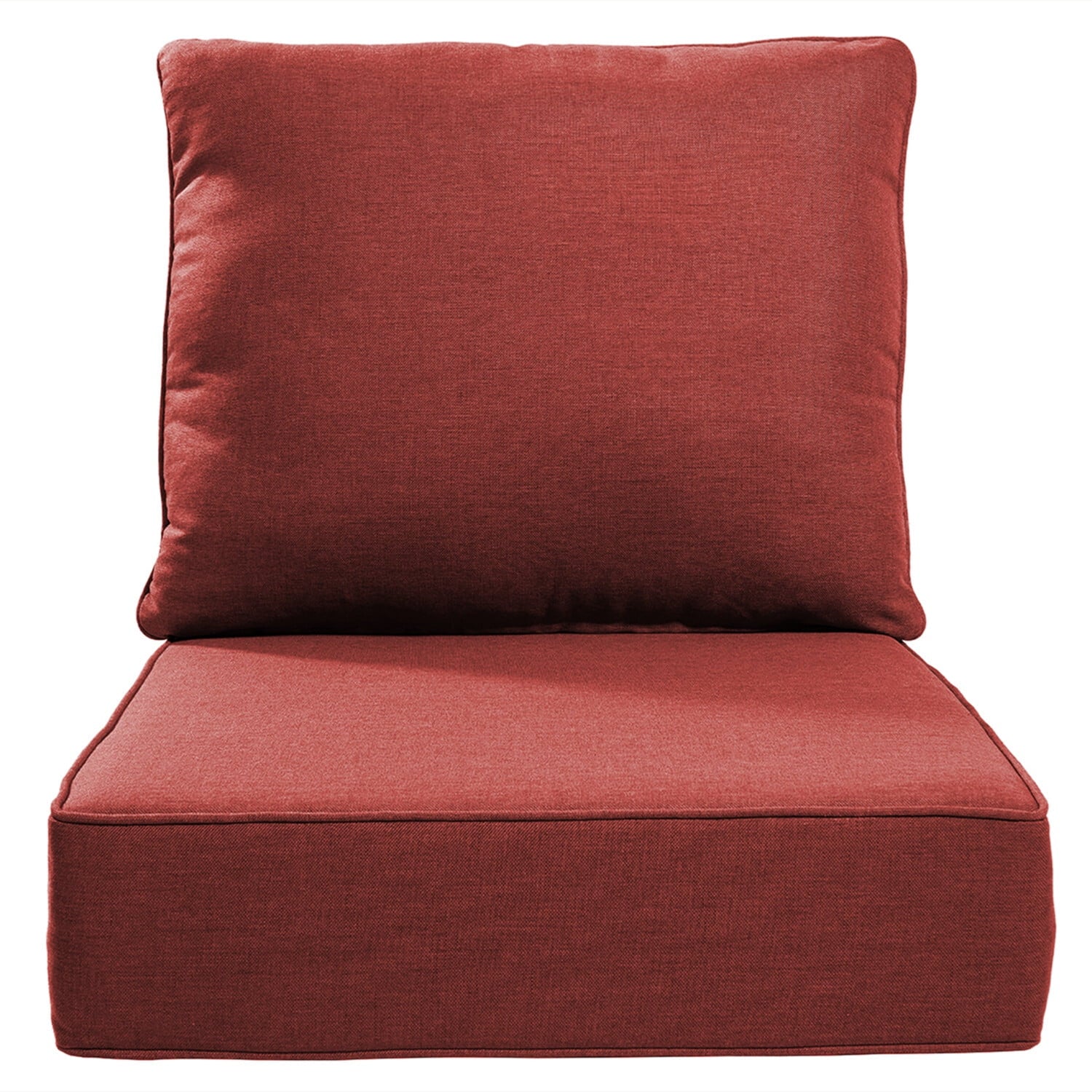 Bellefurn Luxury Outdoor Deep Seat Cushion 22 X 24 X 6 inch for Patio Furniture,Outdoor Sofa Cushions Chairs Cushions,Waterproof & Fade Resistant Patio Furniture Cushions for Wicker Chair,Couch