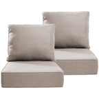 Bellefurn Luxury Outdoor Deep Seat Cushion 22 X 24 X 6 inch for Patio Furniture,Outdoor Sofa Cushions Chairs Cushions,Waterproof & Fade Resistant Patio Furniture Cushions for Wicker Chair,Couch