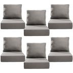 Bellefurn Luxury Outdoor Deep Seat Cushion 22 X 24 X 6 inch for Patio Furniture,Outdoor Sofa Cushions Chairs Cushions,Waterproof & Fade Resistant Patio Furniture Cushions for Wicker Chair,Couch