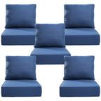 Bellefurn Luxury Outdoor Deep Seat Cushion 22 X 24 X 6 inch for Patio Furniture,Outdoor Sofa Cushions Chairs Cushions,Waterproof & Fade Resistant Patio Furniture Cushions for Wicker Chair,Couch