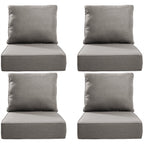 Bellefurn Luxury Outdoor Deep Seat Cushion 22 X 24 X 6 inch for Patio Furniture,Outdoor Sofa Cushions Chairs Cushions,Waterproof & Fade Resistant Patio Furniture Cushions for Wicker Chair,Couch