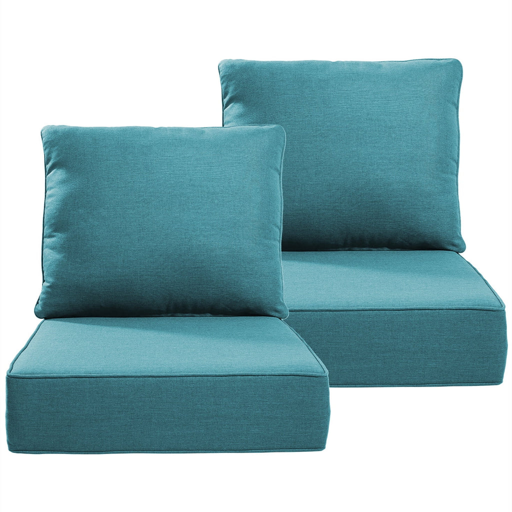 Bellefurn Luxury Outdoor Deep Seat Cushion 22 X 24 X 6 inch for Patio Furniture,Outdoor Sofa Cushions Chairs Cushions,Waterproof & Fade Resistant Patio Furniture Cushions for Wicker Chair,Couch