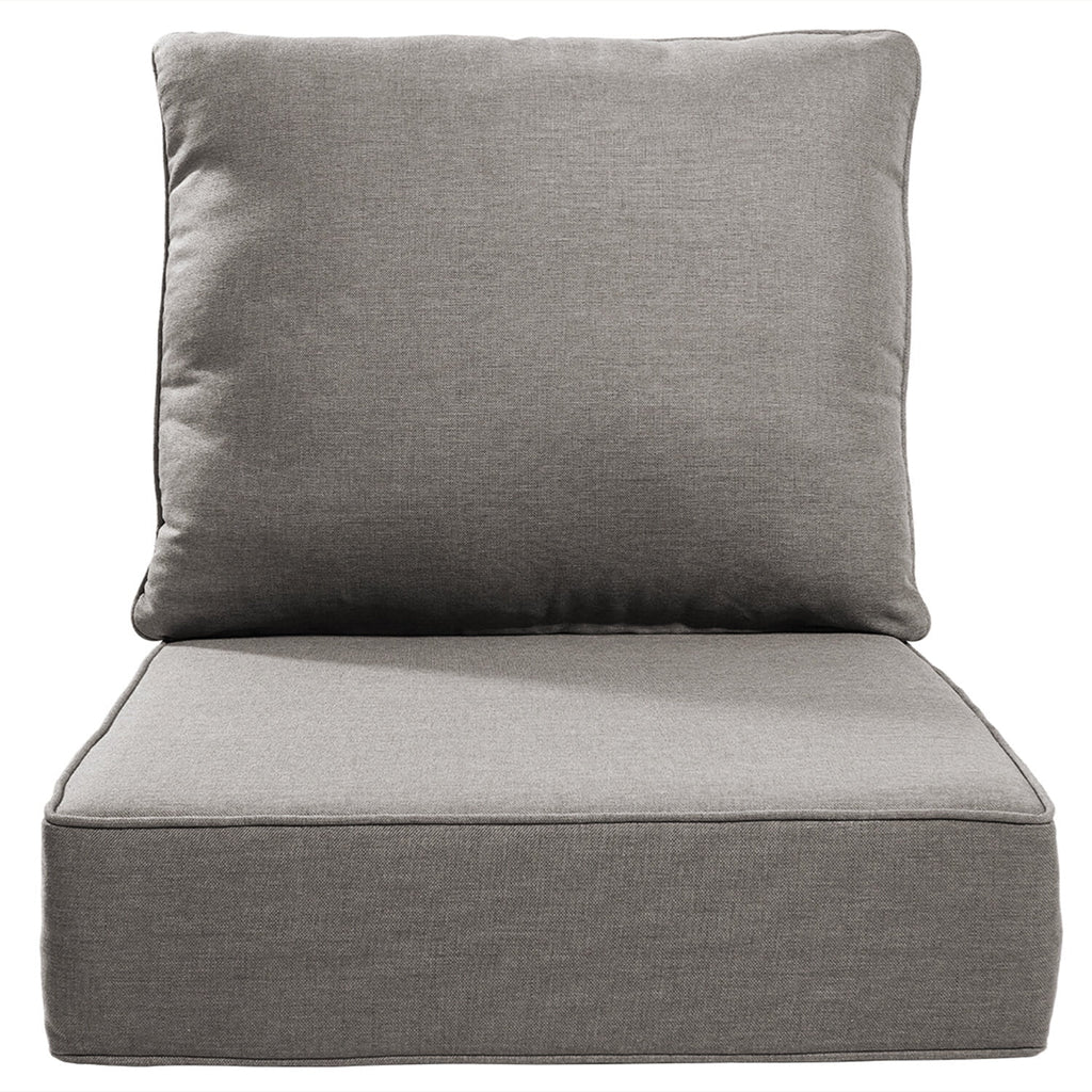 Bellefurn Luxury Outdoor Deep Seat Cushion 22 X 24 X 6 inch for Patio Furniture,Outdoor Sofa Cushions Chairs Cushions,Waterproof & Fade Resistant Patio Furniture Cushions for Wicker Chair,Couch