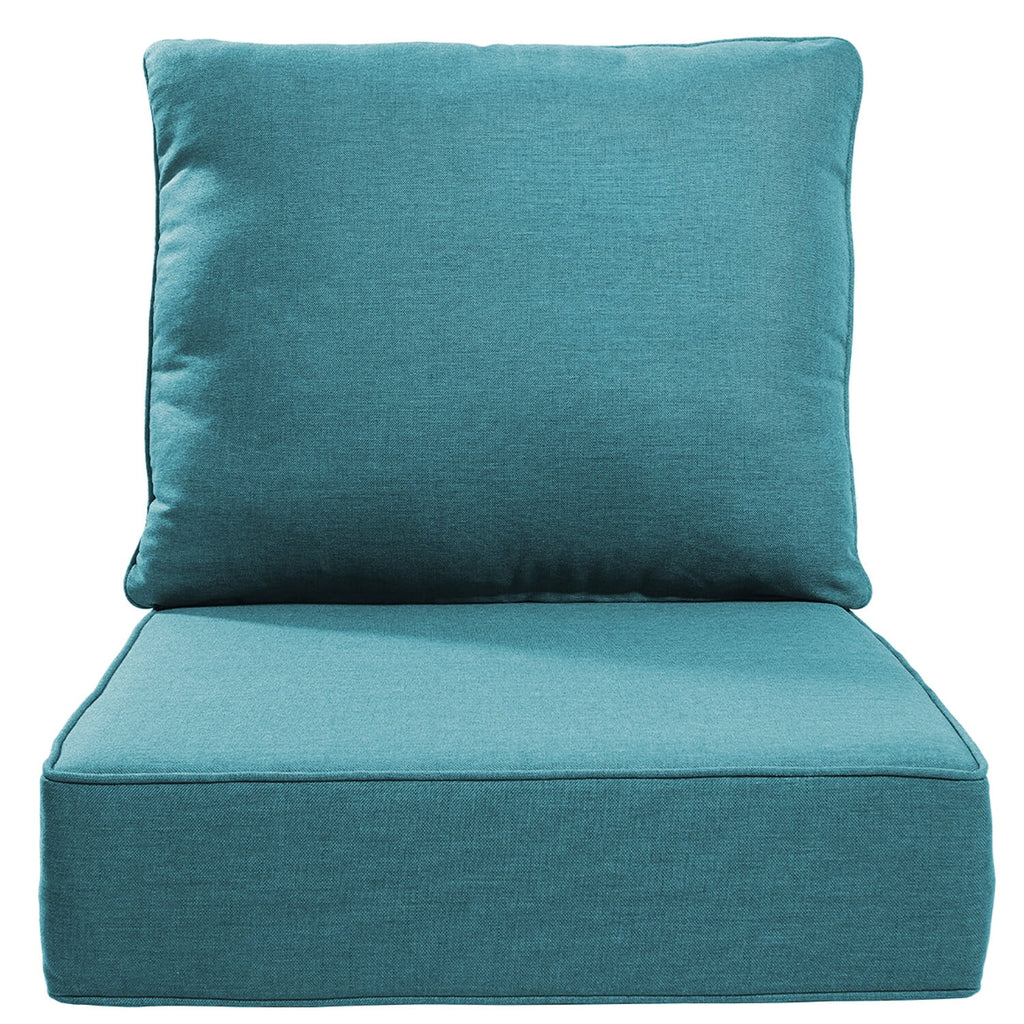 Bellefurn Luxury Outdoor Deep Seat Cushion 22 X 24 X 6 inch for Patio Furniture,Outdoor Sofa Cushions Chairs Cushions,Waterproof & Fade Resistant Patio Furniture Cushions for Wicker Chair,Couch