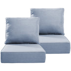 Bellefurn Luxury Outdoor Deep Seat Cushion 22 X 24 X 6 inch for Patio Furniture,Outdoor Sofa Cushions Chairs Cushions,Waterproof & Fade Resistant Patio Furniture Cushions for Wicker Chair,Couch