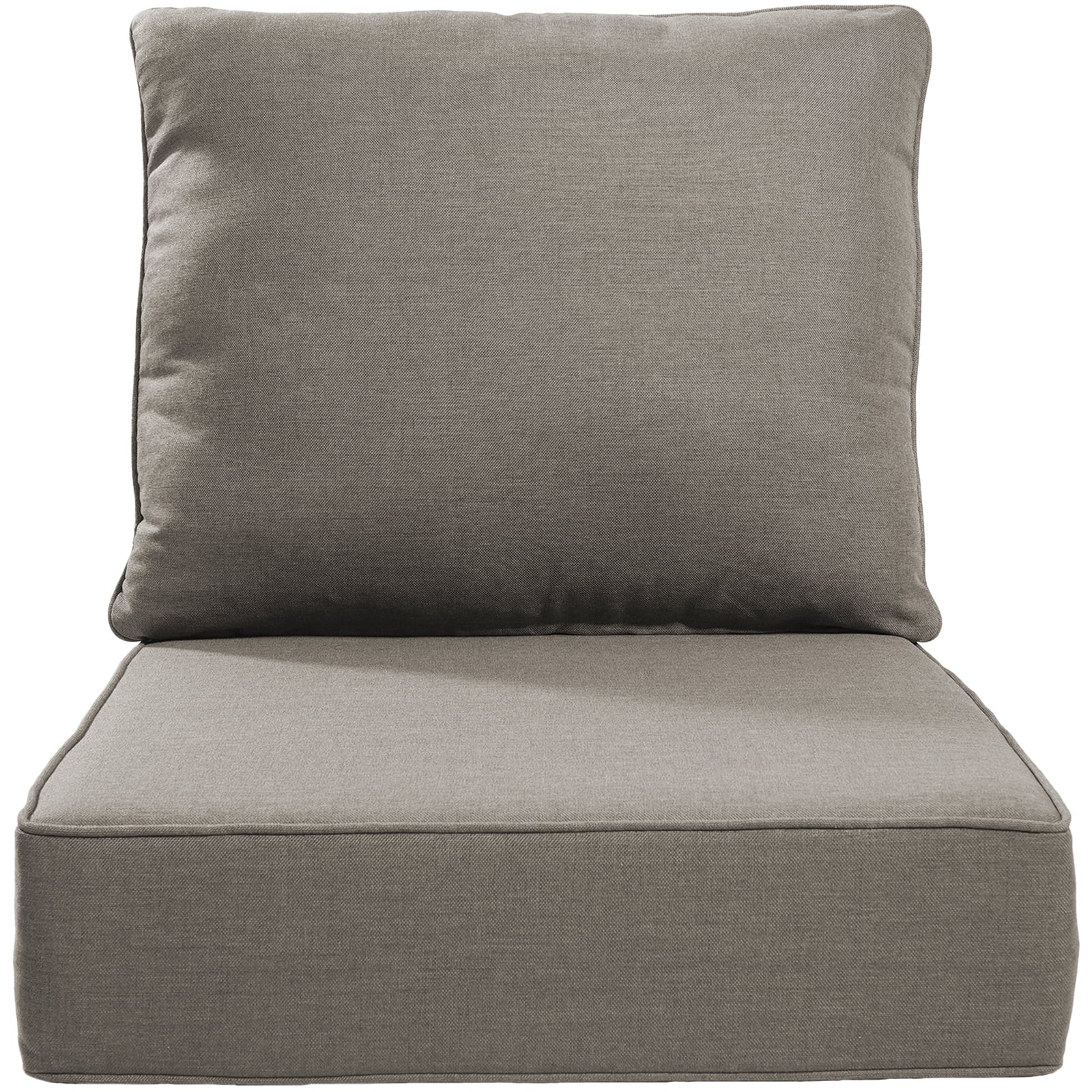Bellefurn Outdoor Deep Seat Cushion 24 X 24 X 6 inch for Patio Furniture,Outdoor Chair Cushions Waterproof & Fade Resistant Patio Furniture Cushions for Wicker Chair, Sofa, Couch