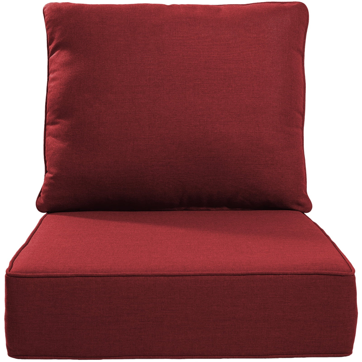 Bellefurn Outdoor Deep Seat Cushion 24 X 24 X 6 inch for Patio Furniture,Outdoor Chair Cushions Waterproof & Fade Resistant Patio Furniture Cushions for Wicker Chair, Sofa, Couch