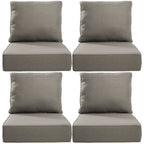 Bellefurn Outdoor Deep Seat Cushion 24 X 24 X 6 inch for Patio Furniture,Outdoor Chair Cushions Waterproof & Fade Resistant Patio Furniture Cushions for Wicker Chair, Sofa, Couch