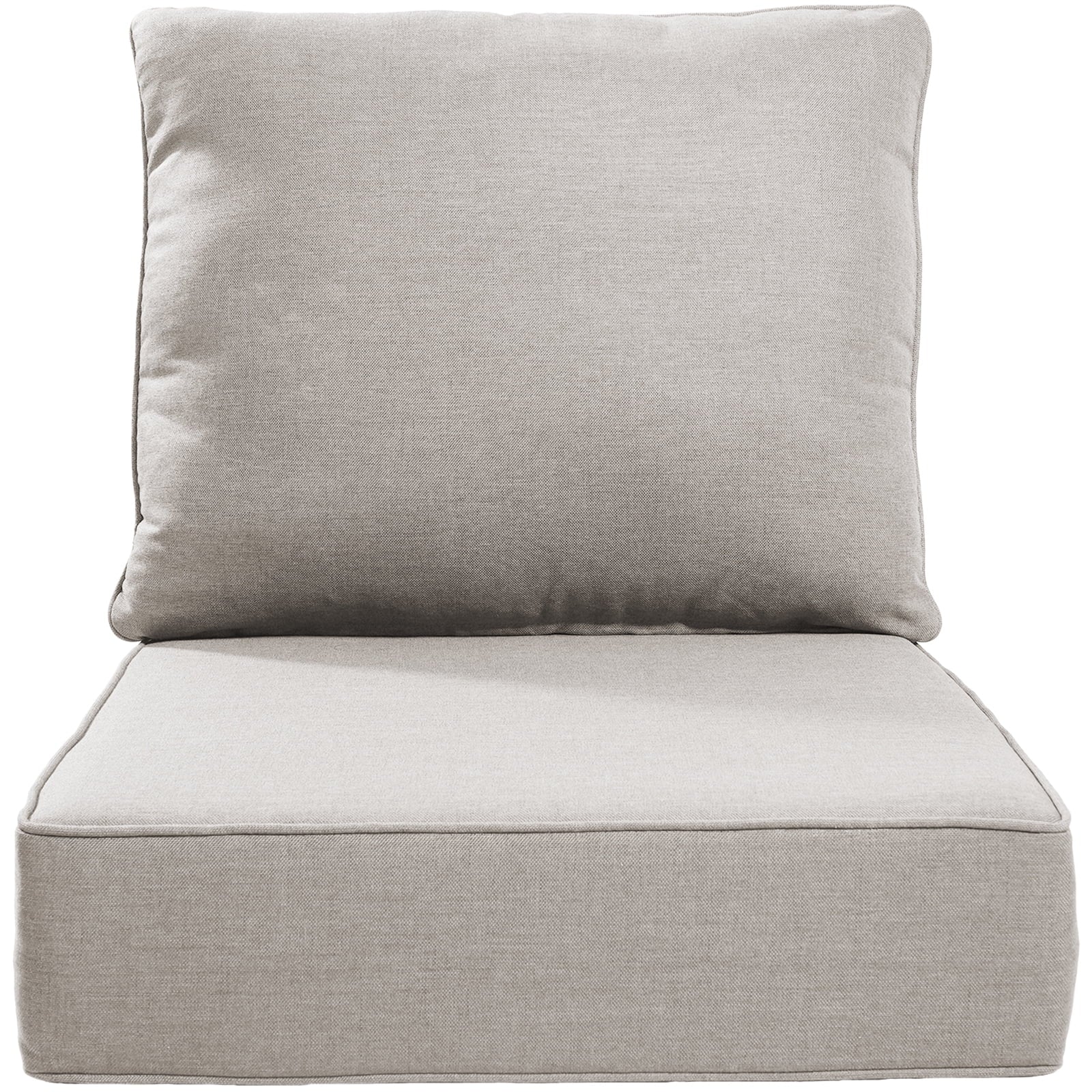 Bellefurn Outdoor Deep Seat Cushion 24 X 24 X 6 inch for Patio Furniture,Outdoor Chair Cushions Waterproof & Fade Resistant Patio Furniture Cushions for Wicker Chair, Sofa, Couch