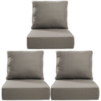 Bellefurn Outdoor Deep Seat Cushion 24 X 24 X 6 inch for Patio Furniture,Outdoor Chair Cushions Waterproof & Fade Resistant Patio Furniture Cushions for Wicker Chair, Sofa, Couch