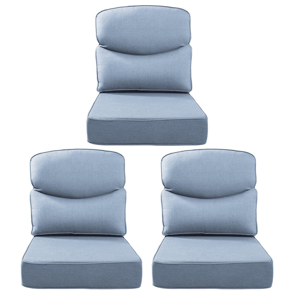 Bellefurn Outdoor Seat Cushions 22 X 24 X 6 inch for Patio Furniture,O