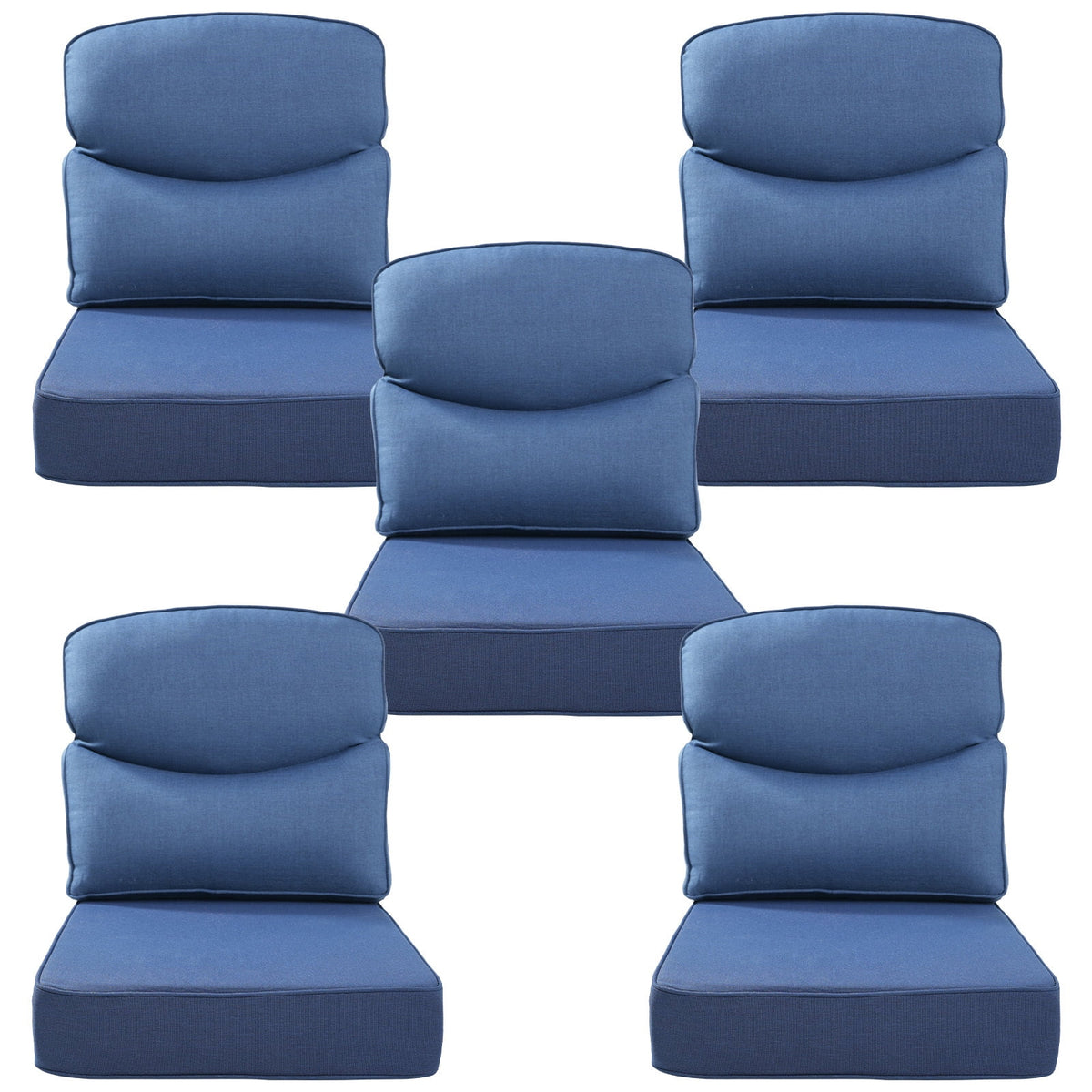 Bellefurn Outdoor Seat Cushions 22 X 24 X 6 inch for Patio Furniture,O