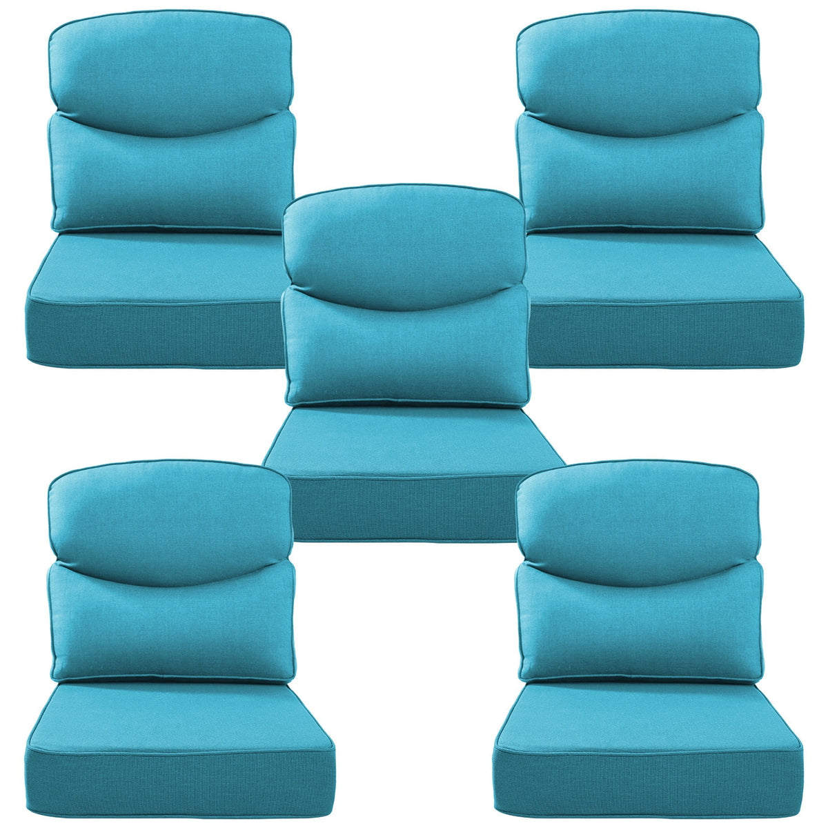 Bellefurn Outdoor Seat Cushions 22 X 24 X 6 inch for Patio Furniture,O