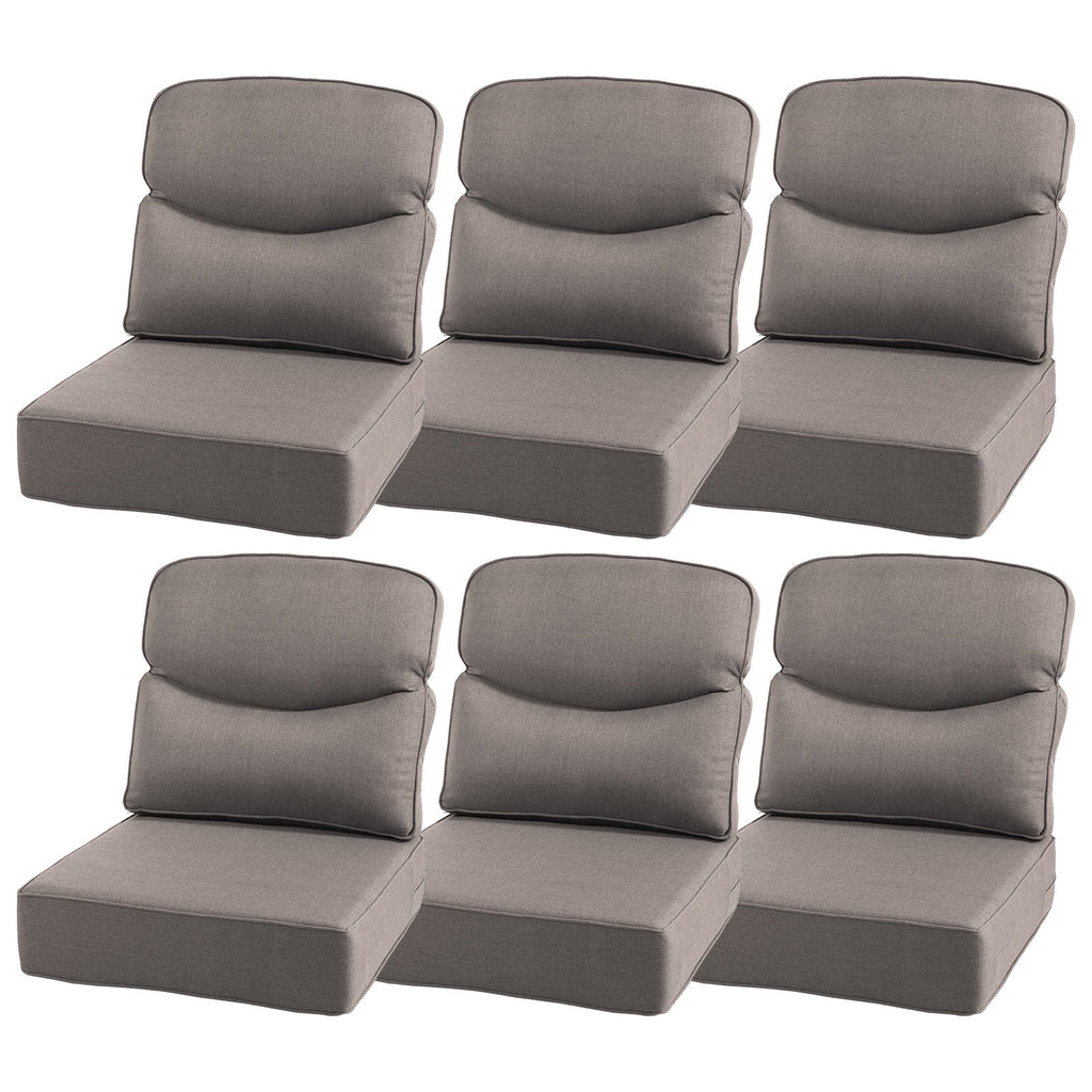 Bellefurn Outdoor Seat Cushions 22 X 24 X 6 inch for Patio Furniture,Outdoor Chair Cushions Outdoor Deep Seat Cushion with Water Resistant & Removable Cover Patio Cushions for Wicker Chair,Sofa,Couch