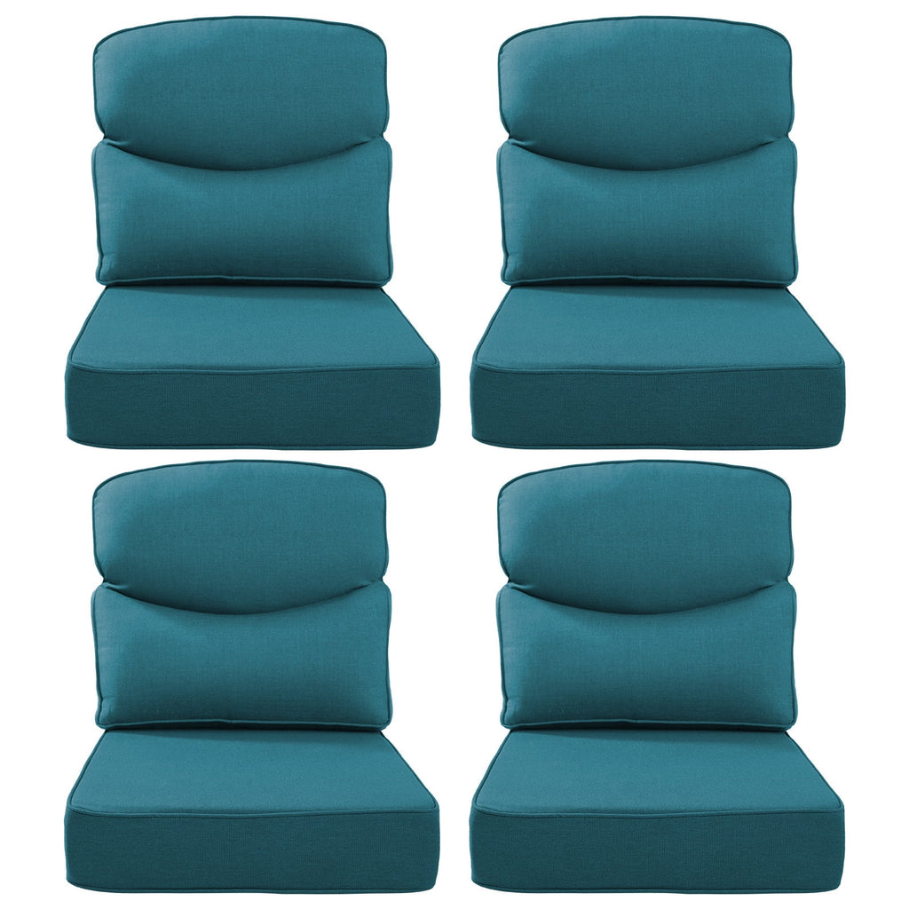 Bellefurn Outdoor Seat Cushions 22 X 24 X 6 inch for Patio Furniture,Outdoor Chair Cushions Outdoor Deep Seat Cushion with Water Resistant & Removable Cover Patio Cushions for Wicker Chair,Sofa,Couch