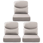Bellefurn Outdoor Seat Cushions 22 X 24 X 6 inch for Patio Furniture,Outdoor Chair Cushions Outdoor Deep Seat Cushion with Water Resistant & Removable Cover Patio Cushions for Wicker Chair,Sofa,Couch