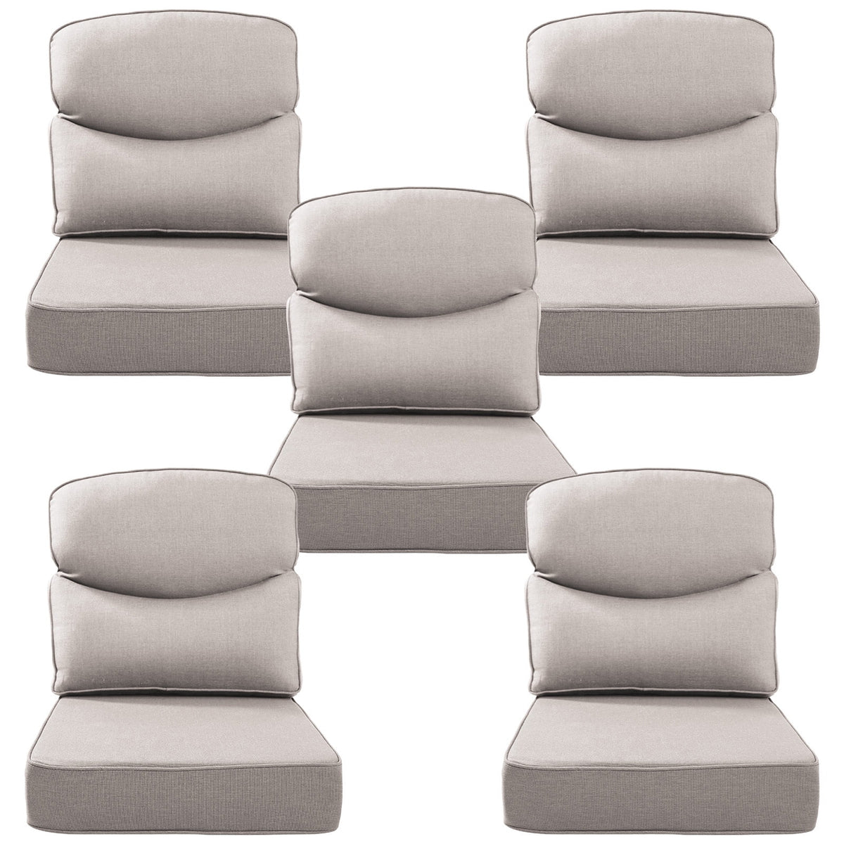 Bellefurn Outdoor Seat Cushions 22 X 24 X 6 inch for Patio Furniture,O