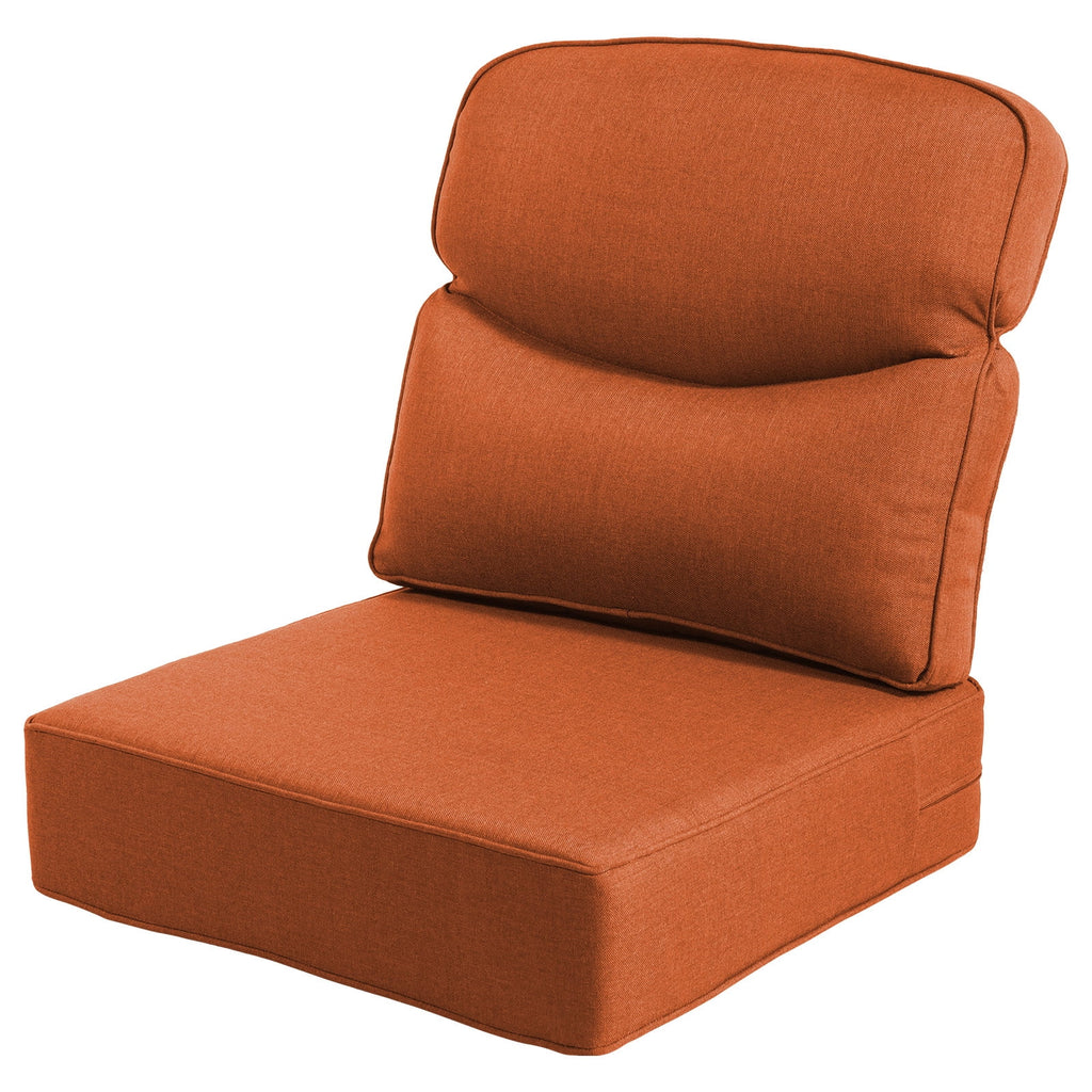 Bellefurn Outdoor Seat Cushions 22 X 24 X 6 inch for Patio Furniture,Outdoor Chair Cushions Outdoor Deep Seat Cushion with Water Resistant & Removable Cover Patio Cushions for Wicker Chair,Sofa,Couch