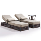 Bellefurn Outdoor Wicker Chaise Lounge with 5" Thick Cushion,High-Back Patio Lounge Chair with 5-Position Adjustable Backrest,All-Weather Rattan Recliner for Poolside,Backyard,Garden & Deck