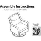 Bellefurn Outdoor Patio Furniture Sets with Swivel Rocker Chairs,3-Seat Sofa and Ottoman High-Back Rattan Patio Conversation Sets for Porch Deck Backyard Poolside