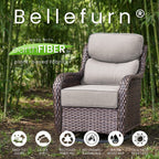 Bellefurn Outdoor Seat Cushions 22 X 24 X 6 inch for Patio Furniture,O