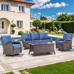 Bellefurn Luxury Outdoor Deep Seat Cushion 22 X 24 X 6 inch for Patio Furniture,Outdoor Sofa Cushions Chairs Cushions,Waterproof & Fade Resistant Patio Furniture Cushions for Wicker Chair,Couch