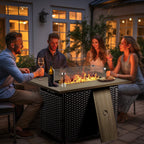 Luxury 6 Piece Outdoor Patio Wicker Furniture Sets with Swivel Rocker Patio Chairs,Sofa and Ottomans,High Back Outdoor Conversation Set for Porch Balcony Deck